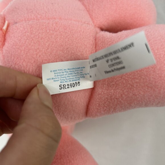 Cheer Bear Care Bears Pink Rainbow 13" 2005 Stuffed Animal Plush Toy - Picture 6 of 7